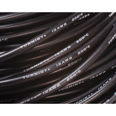 Дріт 12AWG 20см (чорний)
