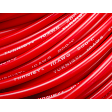 Дріт 10AWG 20см (червоний)