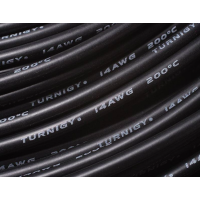 Дріт 14AWG 20см (чорний)