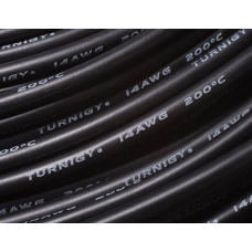 Дріт 14AWG 20см (чорний)