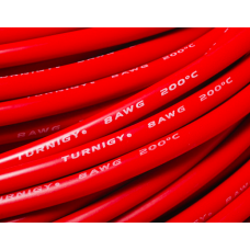 Дріт 8AWG 20см (червоний)