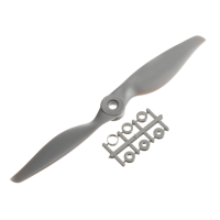 Gemfan 8x4 propeller (grey)