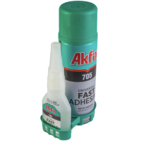 Клей цианоакрилатний з активатором Akfix 705 (50г + 200мл)